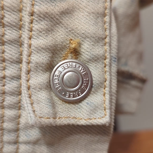 Free People Jones Tie Dye Jean Jacket - Picture 7 of 7